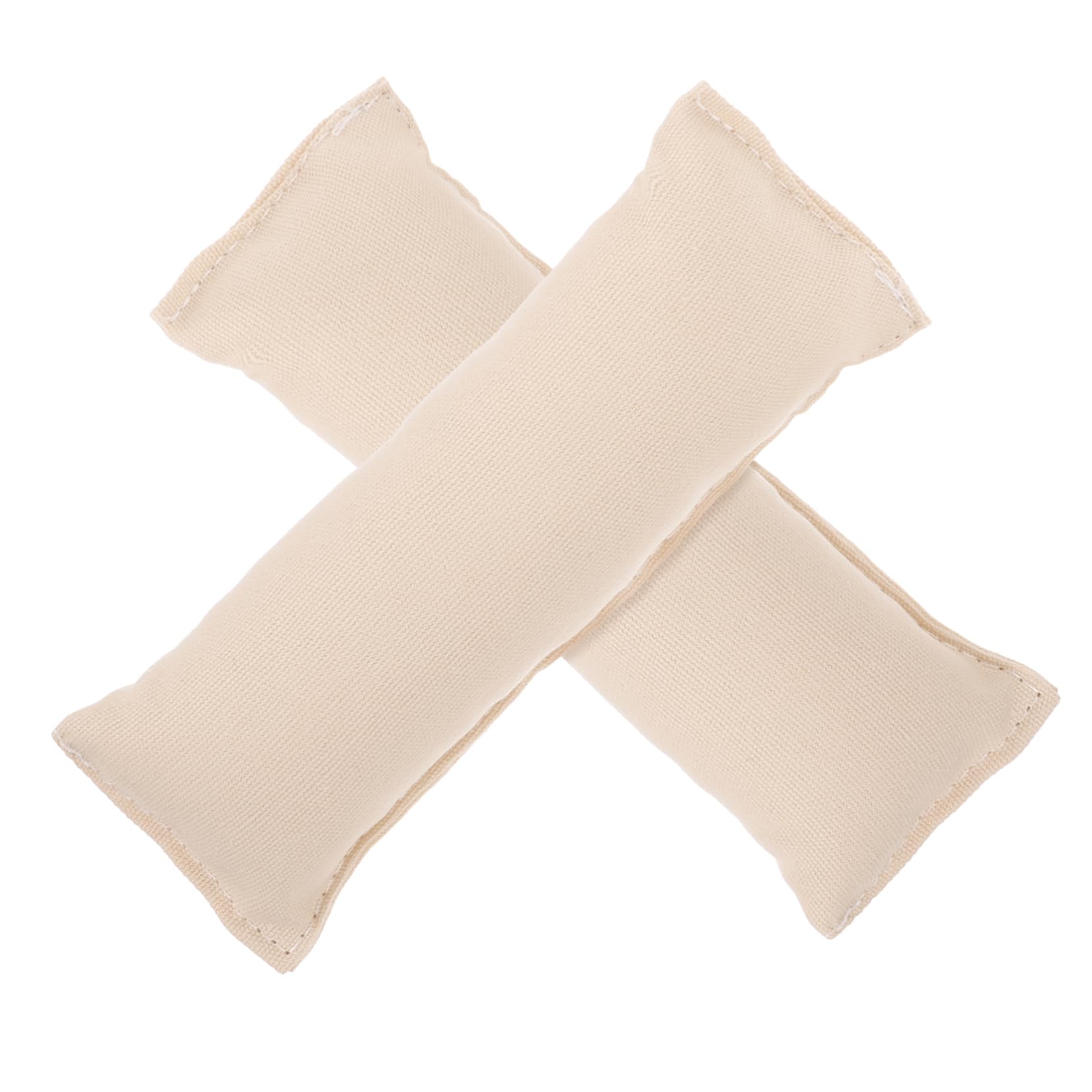 2pcs Ergonomic Keyboard Pad Wrist Elbow Mat for Computer Desk Comfortable Cushion Creamy