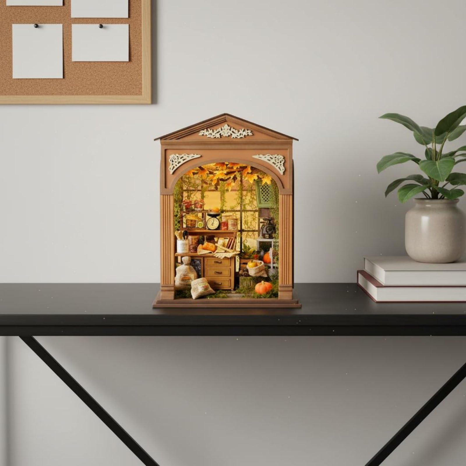 Jiuvaso Modellino Casa in Miniatura Kit Fai da Miniatura Stanza Mini Casa Artigianale Progetto Rilassante con Assemblaggio Manuale Adatto a Adulti Pazienti Hobbisti Decorazione