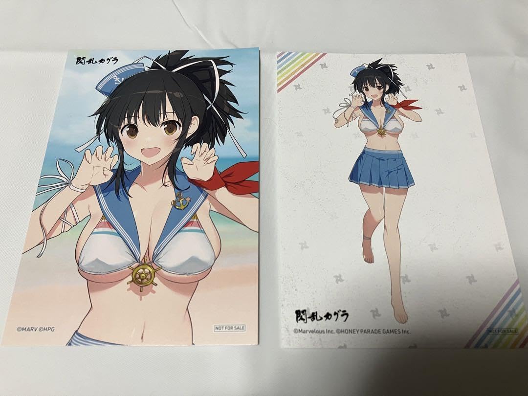 Amazon.co.jp: 閃乱カグラ イラストカード 飛鳥 2枚セット : ファッション