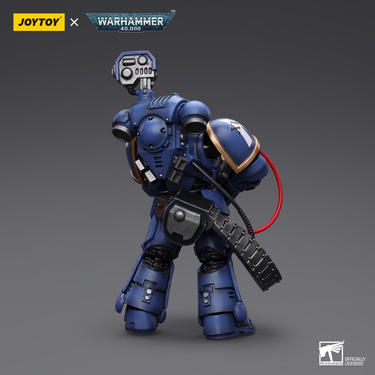 JOYTOY Warhammer figurka akcji, ultramaryna, spustoszenie morskie z wyrzutnią kasztelana (Superfrag 12 cm, zestawy kolekcjonerskich figurek akcji