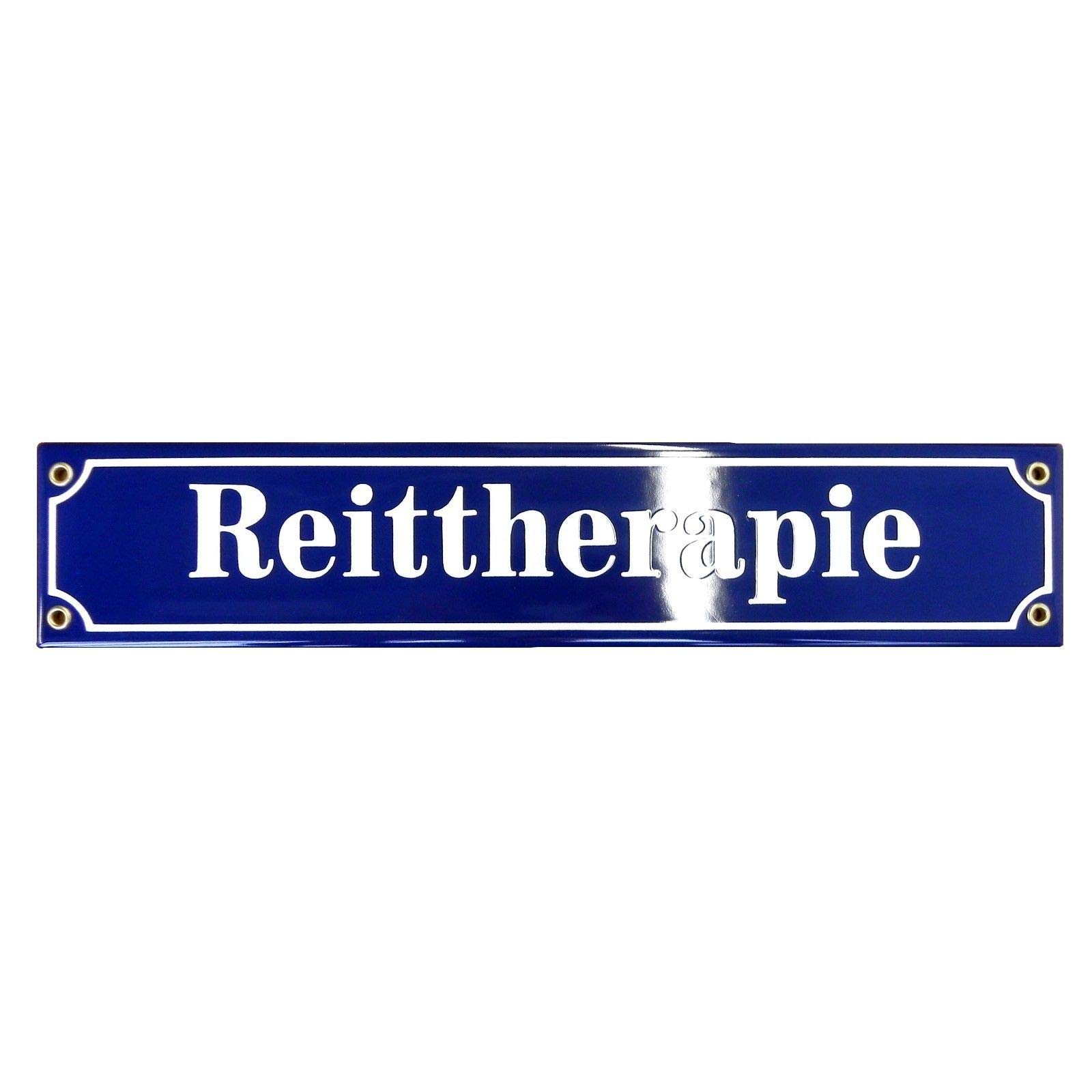 Straßenschild Hausnummer Emaille 8x40 cm schild mit Wunschtext Wunschname, Straßennamen, Hausschild, Individuell anpassbare Hausnummer, Vorbohrungen Wetterfest, Türschild, Wunschtext