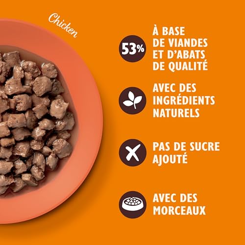 Lily's Kitchen Bouchures savoureuses avec Poulet pour Chats – Nourriture Humide Naturelle, sans céréales (18 x 85 g) – Image 4