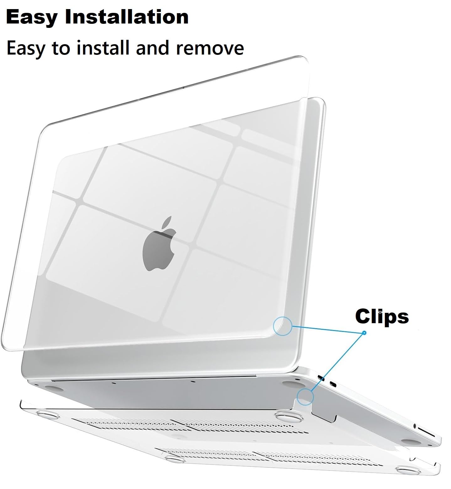 Midkart Compatible with MacBook Neo Case 13 inch 2026 Release Model A3404 with A18 Pro Chip Hard Shell Case Cover with Keyguard and Dustplugs, Crystal Clear — Amazon image 6