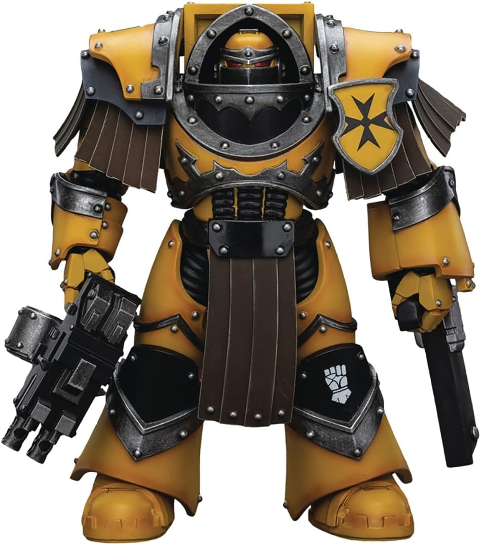 Warhammer 40K: Imperial Fists Legion Cataphractii Terminator Squad Legion Cataphractii with Chainfist 1:18 Scale Figure