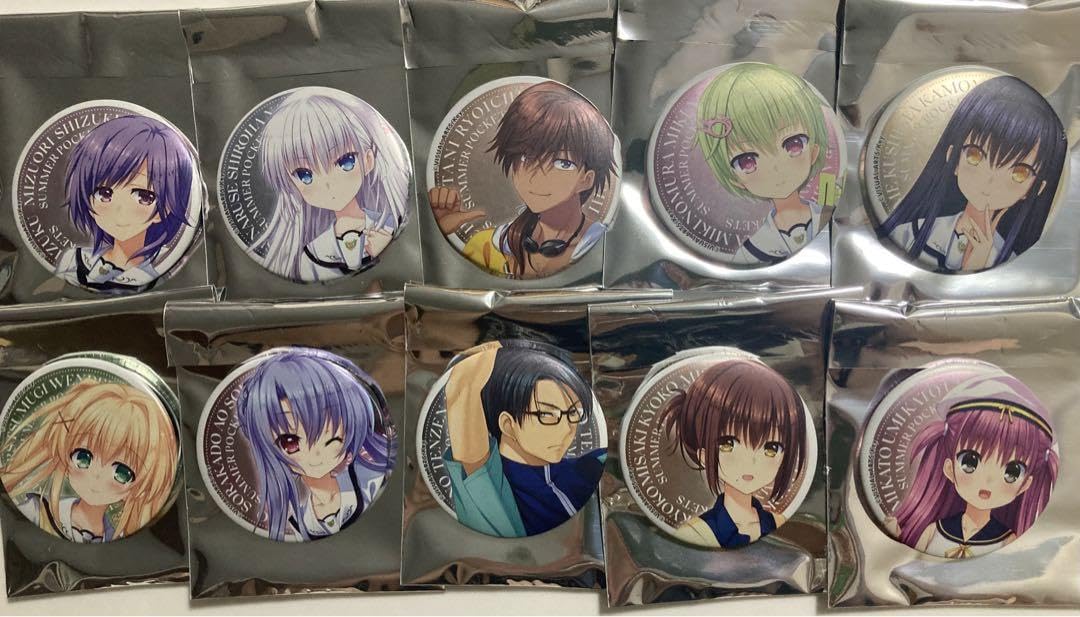 Summer pockets キャラバッジコレクション 未開封 グッズ-バッチ