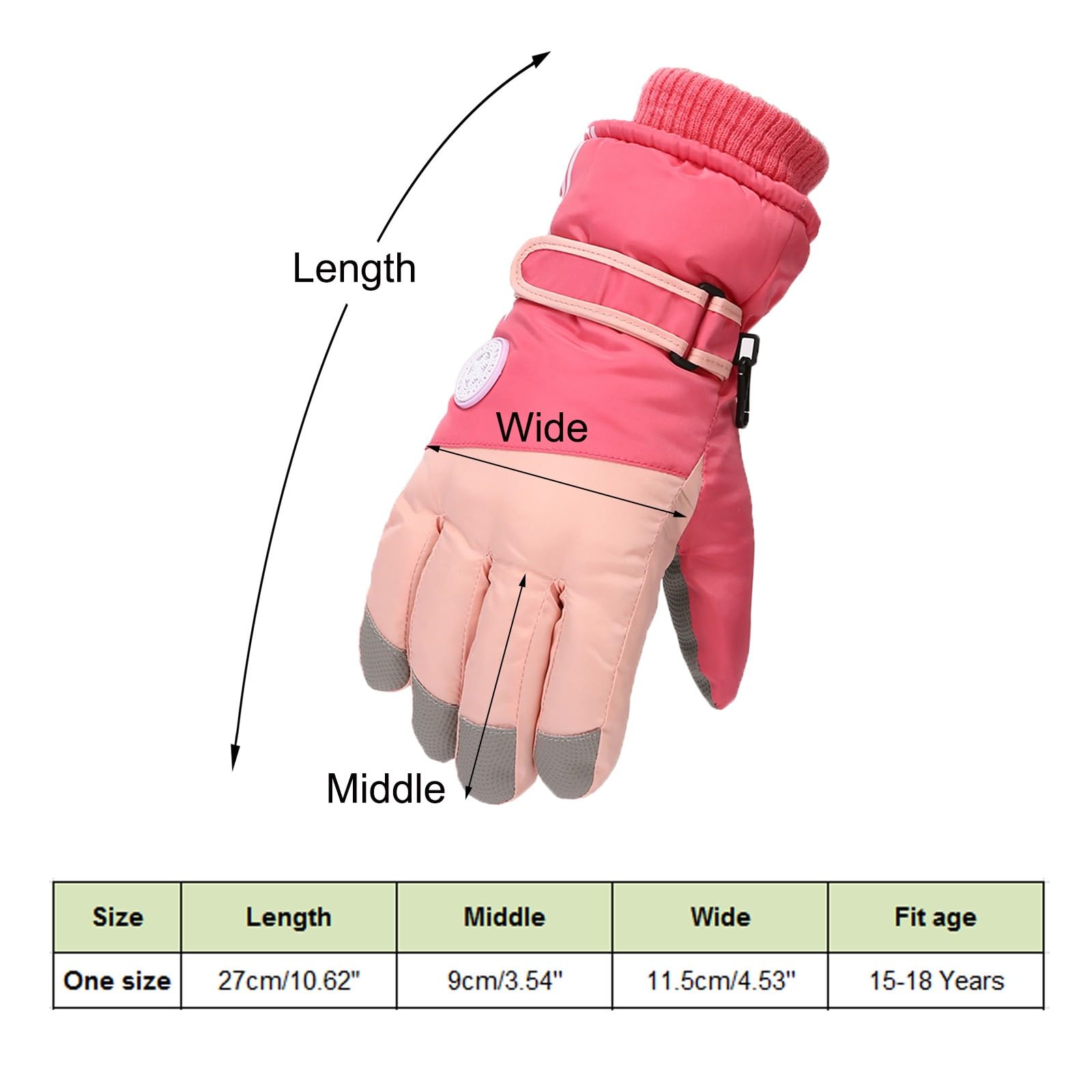 Gants Hiver Enfants Thinsulate Chauds 4-13 Ans - Doux Et Résistants Pour Filles Et Garçons