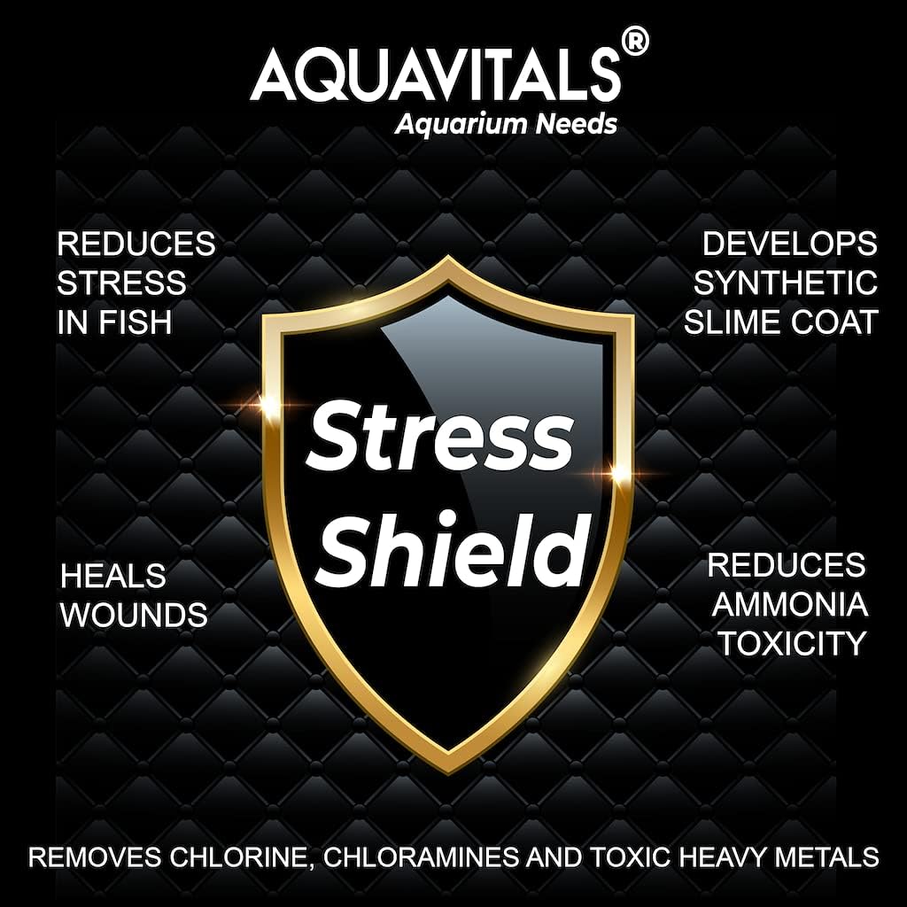 AQUAVITALS Aquarium Needs - Fish Medicine (200ml, Stress Shield)