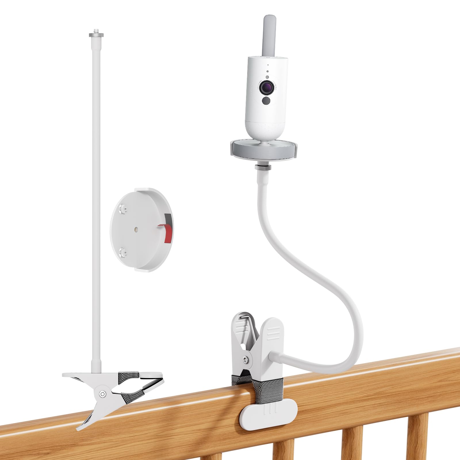 Monitor Halterung für Philips Avent Babyphone SCD 923/26,SCD 921/26,SCD643/26,SCD973/26,SCD951/26,Flexible Clip Holder für Philips Avent Video Baby Monitor,Philips Avent Video Babyphone Ständer