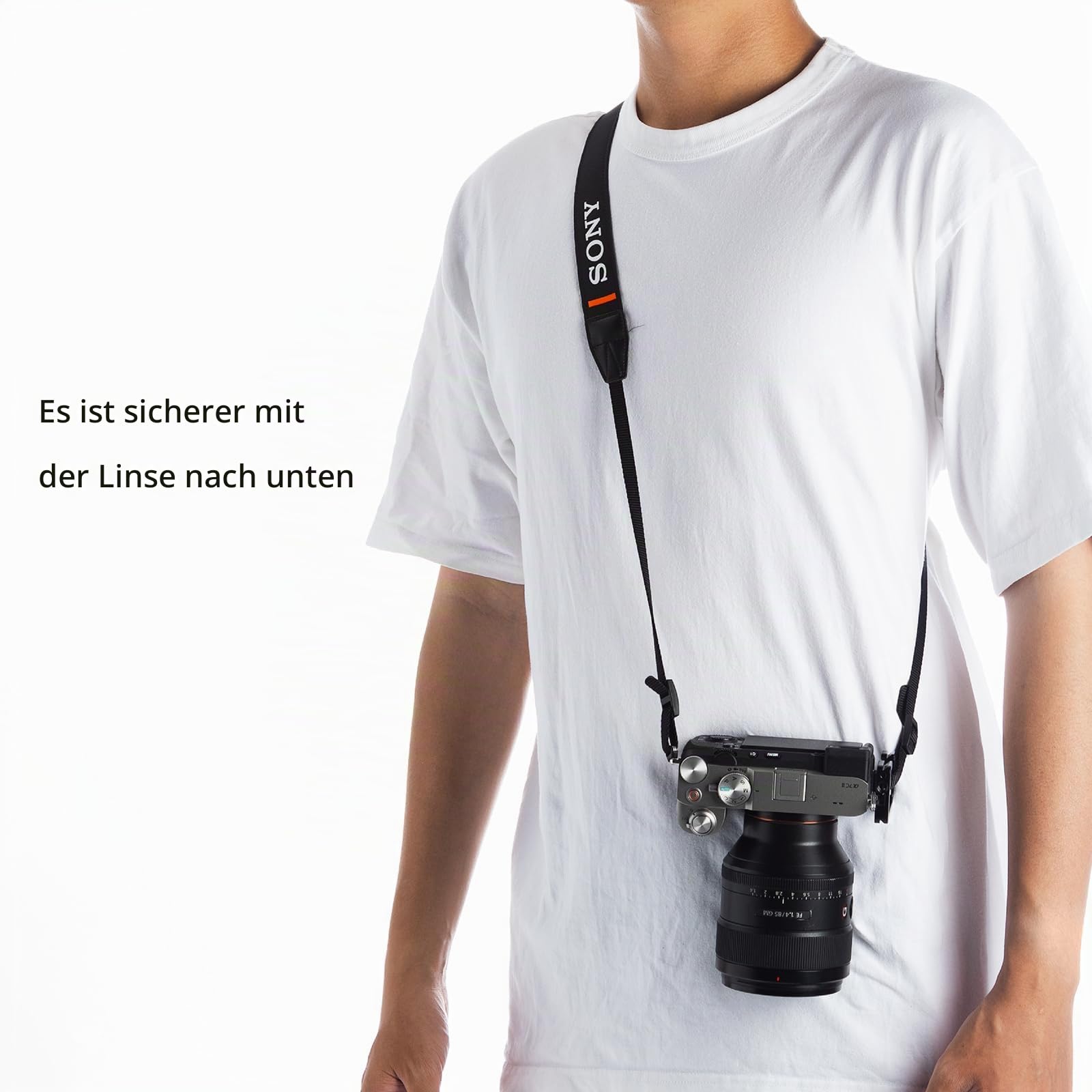 SMALLRIG A7C II A7CR L-Bracket, L-Winkel für Sony Alpha 7C II/Alpha 7CR, L-förmige Platte Schnellwechselplatte für Arca, mit Gurtloch, QD-Loch und 1/4"-20 Gewindebohrungen - 4569
