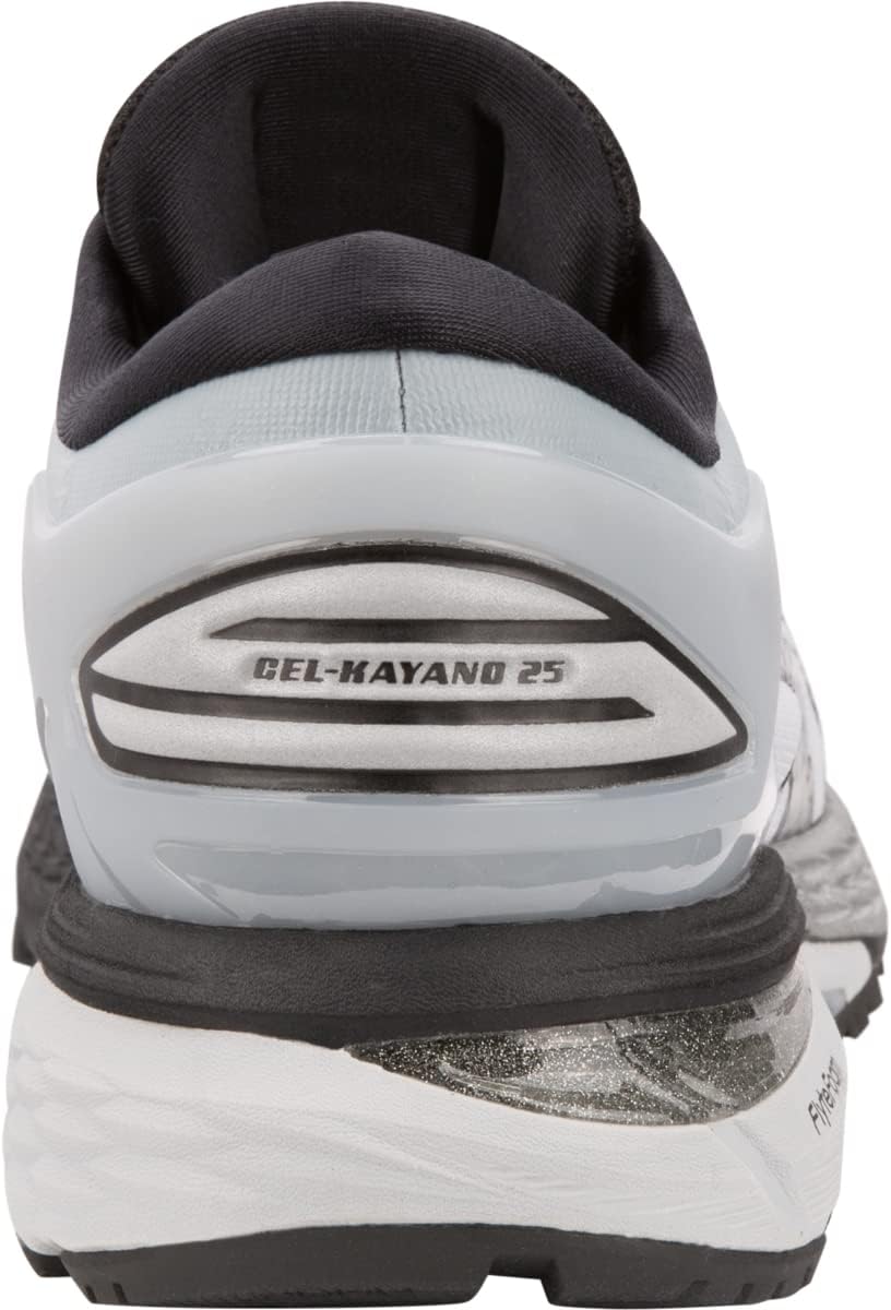 ASICS Women's Gel-Kayano 25 Running Shoe 6 Mid Grey/Black