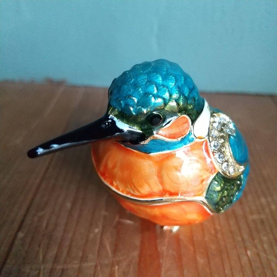 カワセミのジュエリーボックス Amazon.co.jp: ジュエリーケース 宝石箱 アクセサリー入れ