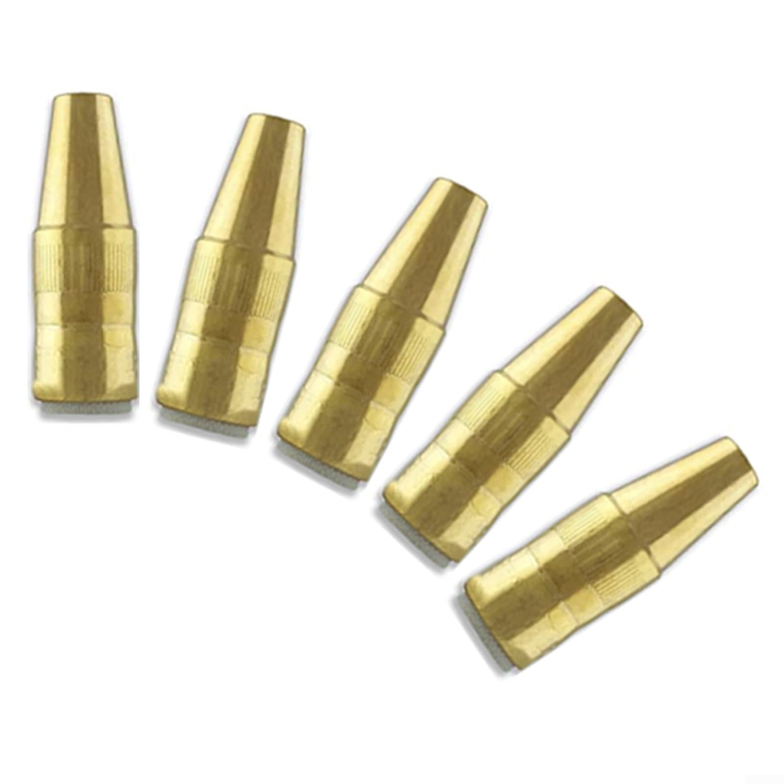 Entgoinggo - Confezione da 5 ugelli per saldatura in ottone, per Bernard Q Gas e, per Centerfire Slim, per torcia TIG MIG