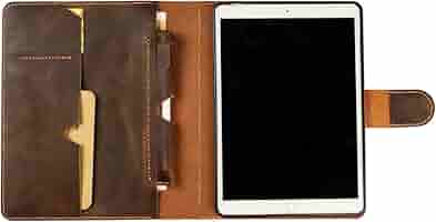 【新品未使用】Cartier レザー iPadケース Amazon.com: Vintage Distressed Leather iPad Stand Cover for