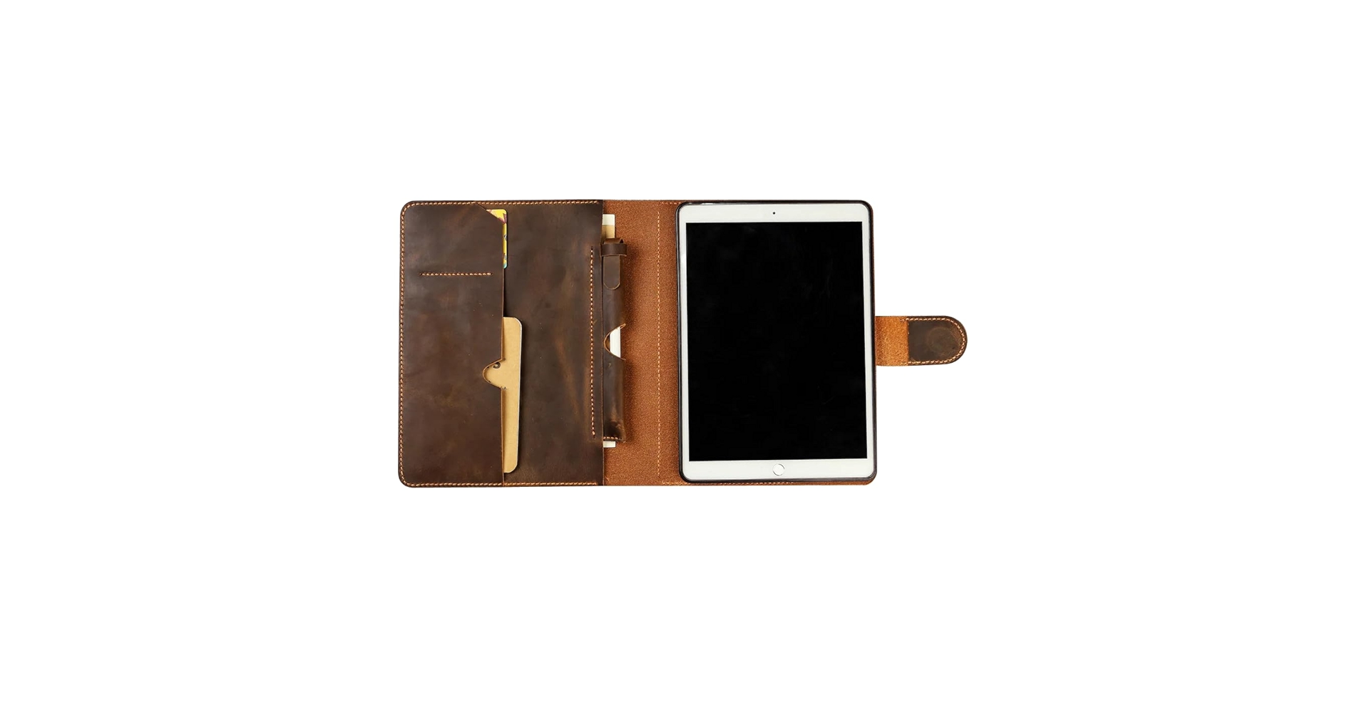 バリー iPad ケース 革 Amazon.com: Vintage Distressed Leather iPad Stand Cover for
