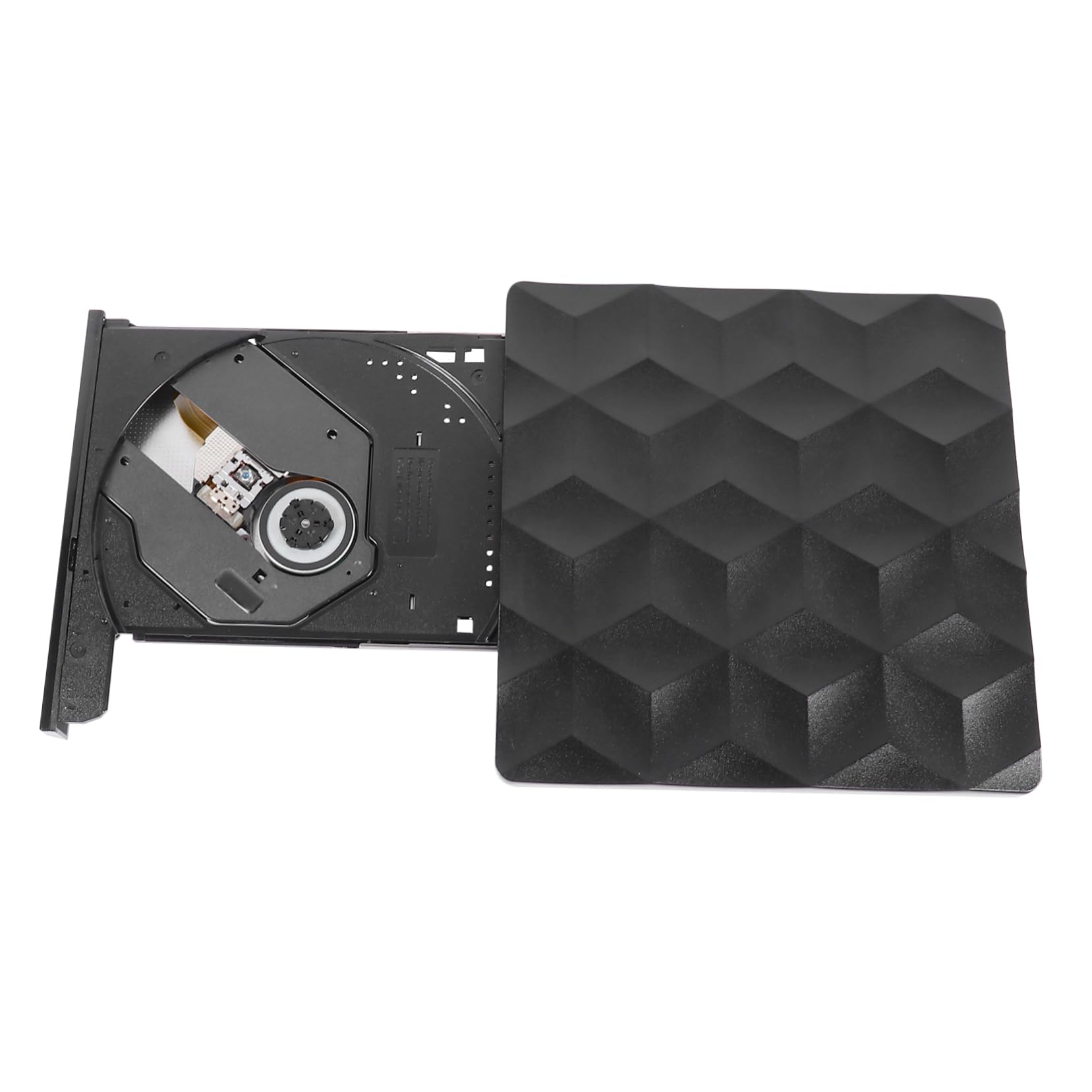 KONTONTY DVD r External Drive USB Type-c External DVD Burner Cd ROM Burner for Pc/Laptop/Desktop Quick Install No Driver Needed