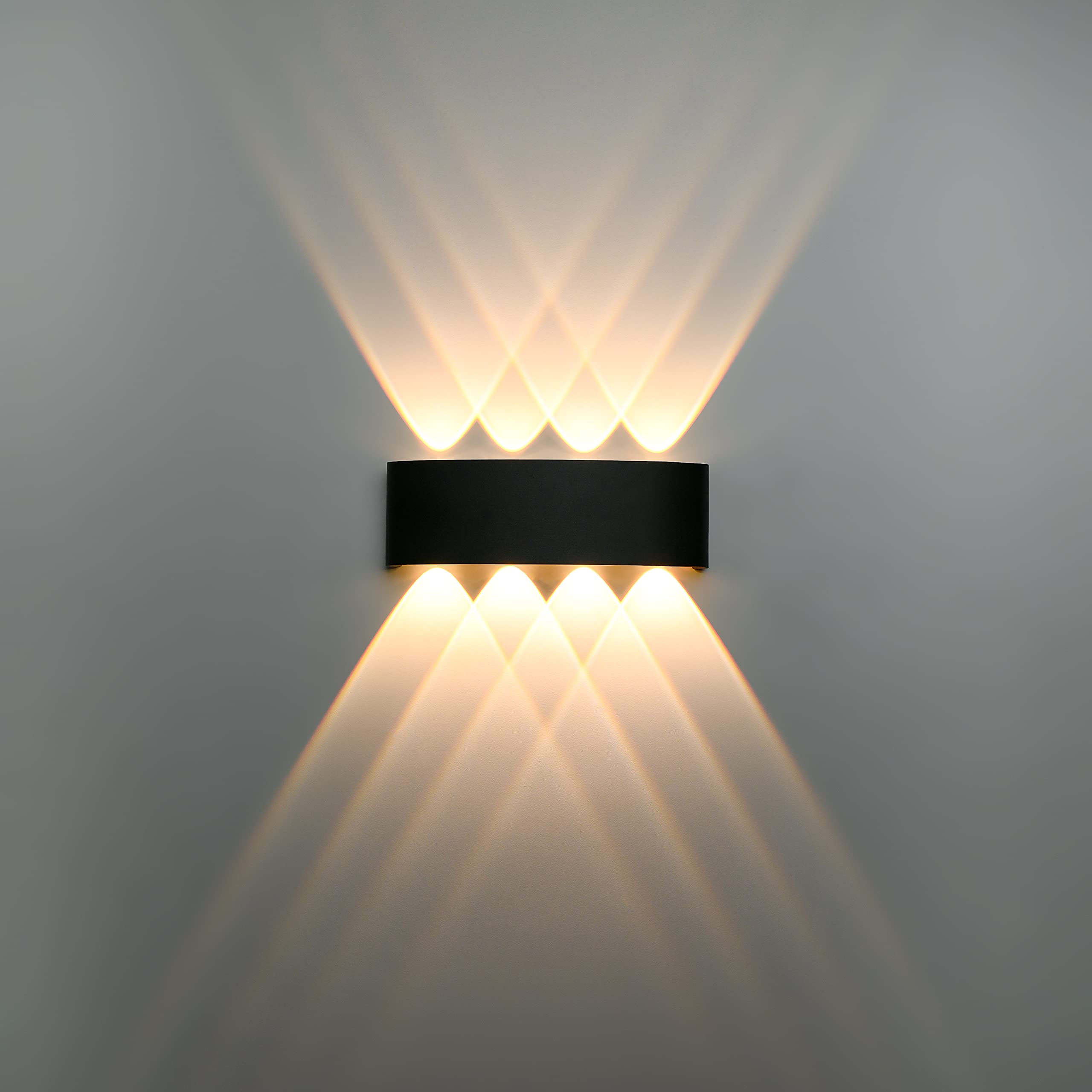 Art-King 8Watts Up Down Outdoor LED Wall Light, Warm White ( LX279
