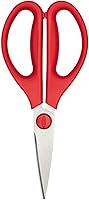 OXO Good Grips Kitchen Scissors: Stainless Steel Micro-Serrated Blades, Non-Slip Handles, Easy-Clean for Kitchen or Office Use