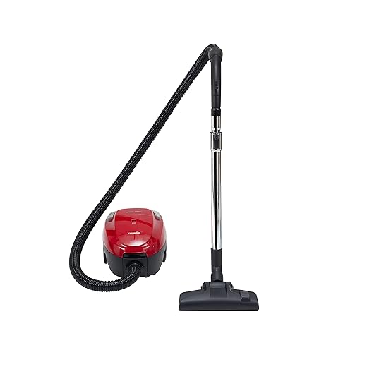 Amazon Basics 1200W Vacuum Cleaner with Power Suction, Low Sound, High Energy Efficiency and 2 Years Warranty (1.5L Reusable Dust Bag, Black)
