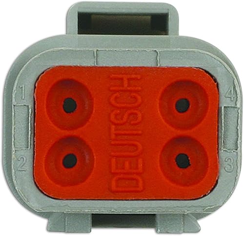 Miniatura 3 de CONNECT 37506 Deutsch Kit de conectores de receptáculo de 4 pines, 6 piezas