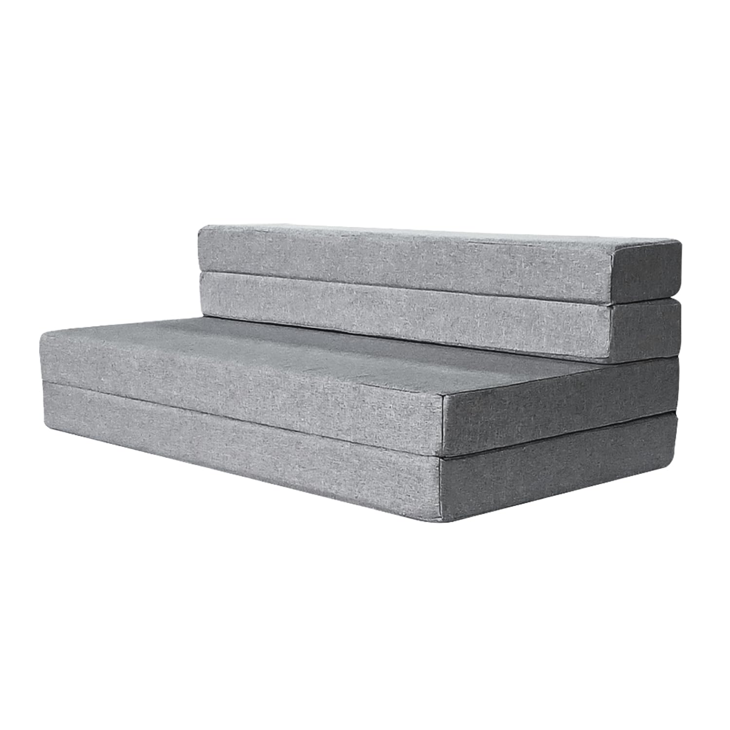 Sofá Cama y Colchón Plegable, Ideal para Camping, Apartamentos, Viajes, Invitados (135 x 190 x 11)