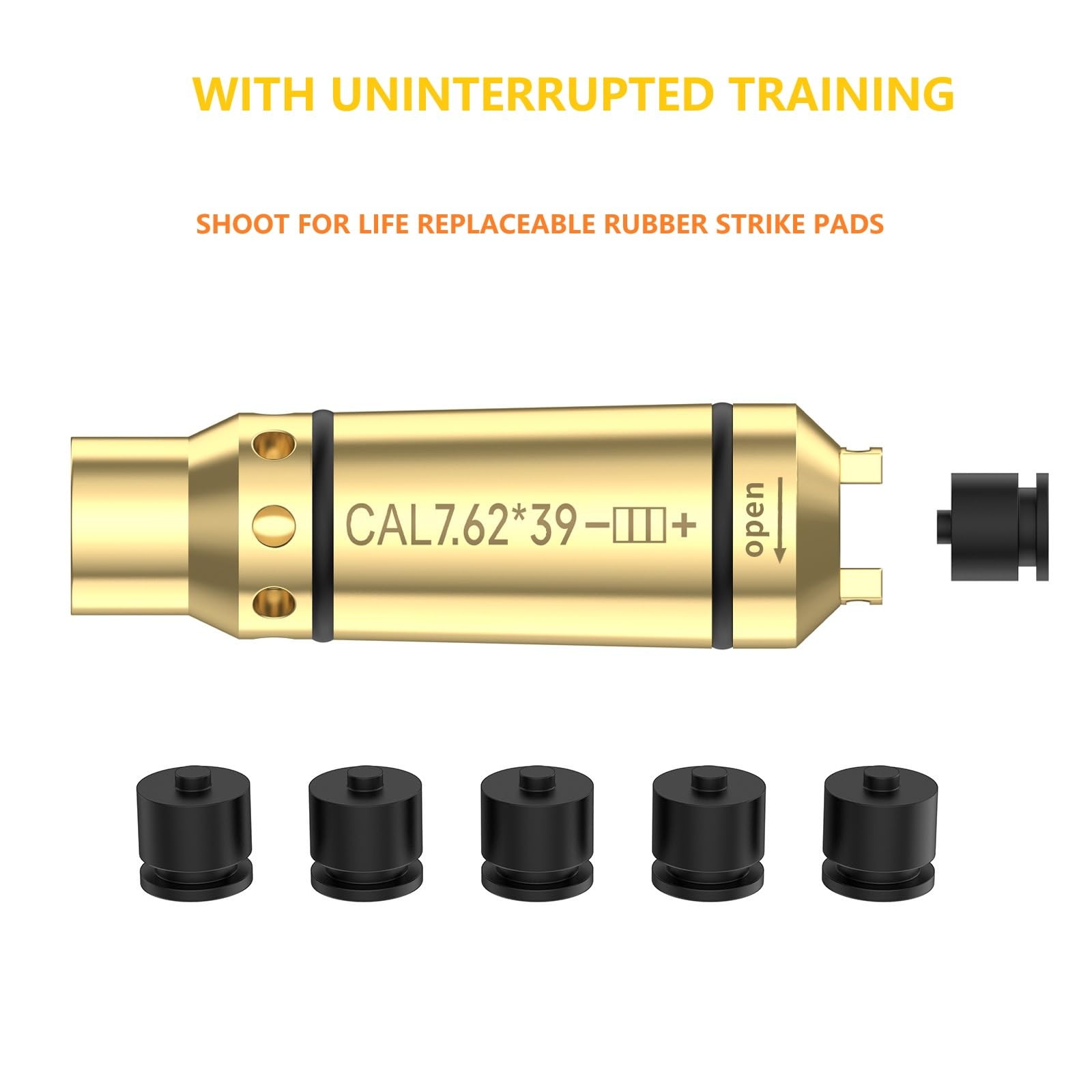 Gobxld 7.62 * 39 Laser Training Cartridge with Chamber Extractor Tool for Dry Fire Training