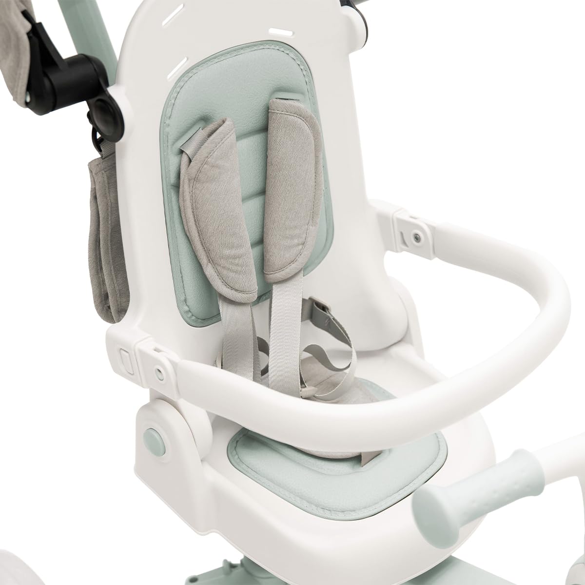Triciclo Evolutivo 5 en 1 Olmitos by Tutete para Bebés y Niños 12 Meses a 6 Años | Convertible en Bicicleta con o sin Pedales | Mango de Empuje, Cinturón 5 Puntos, Capota y Plegado Compacto