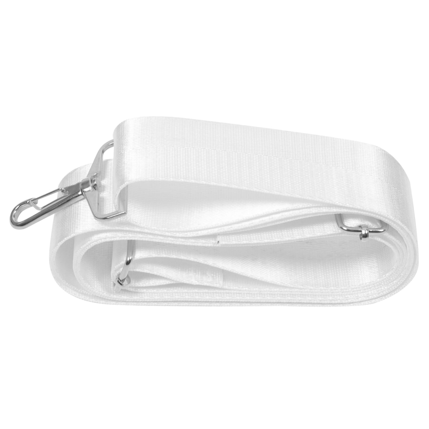 BESTonZON Cintura a rete da tennis accessori per campi da tennis reti da tennis cinghia per rete da tennis portatile cinghie per rete da tennis regolabili rete sportiva nylon bianca