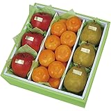 冬の贈り物お歳暮 ウインターフルーツ詰合せ ダイワ果園 山形県産洋ナシ・長野県産りんご（各約250g）×各3、和歌山県産みかん約1.4kg