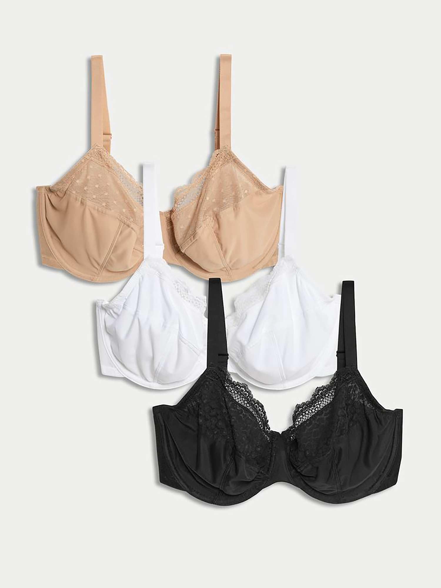 Marks & Spencer Donna Reggiseni con Ferretto a Coppa Intera 3-Pack