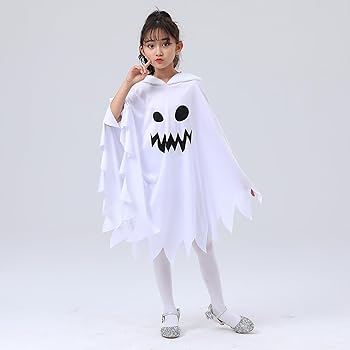 Amazon.co.jp: [Joielmal] ハロウィンマント 幽霊 おばけ 子供用