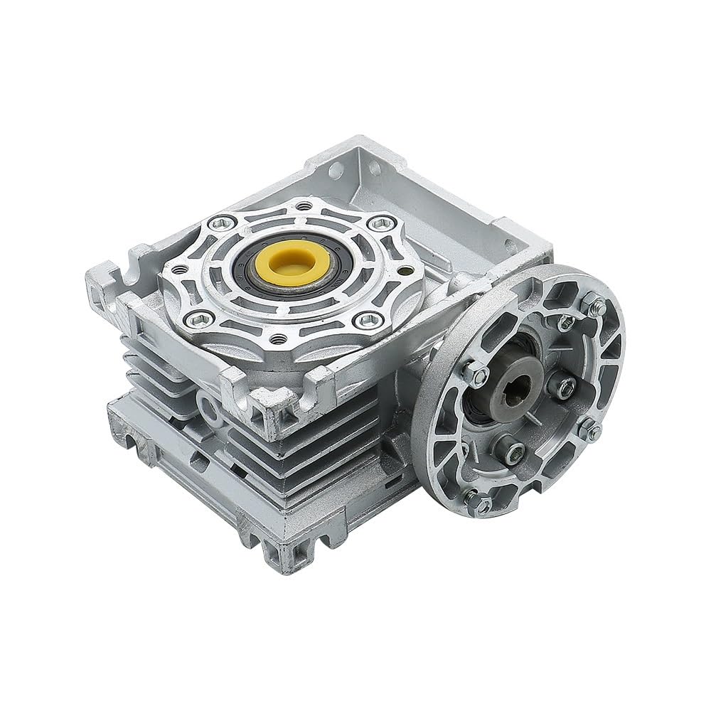Silnik Krokowy, NMRV040 Reduktor przekładni ślimakowej z uziemionym kołnierzem IEC 71B5 71B14 63B5 63B14 56B5 i 9mm 11mm 14mm otwór wału wejściowego 18mm na zewnątrz(Ratio 60,71B5 Flange)