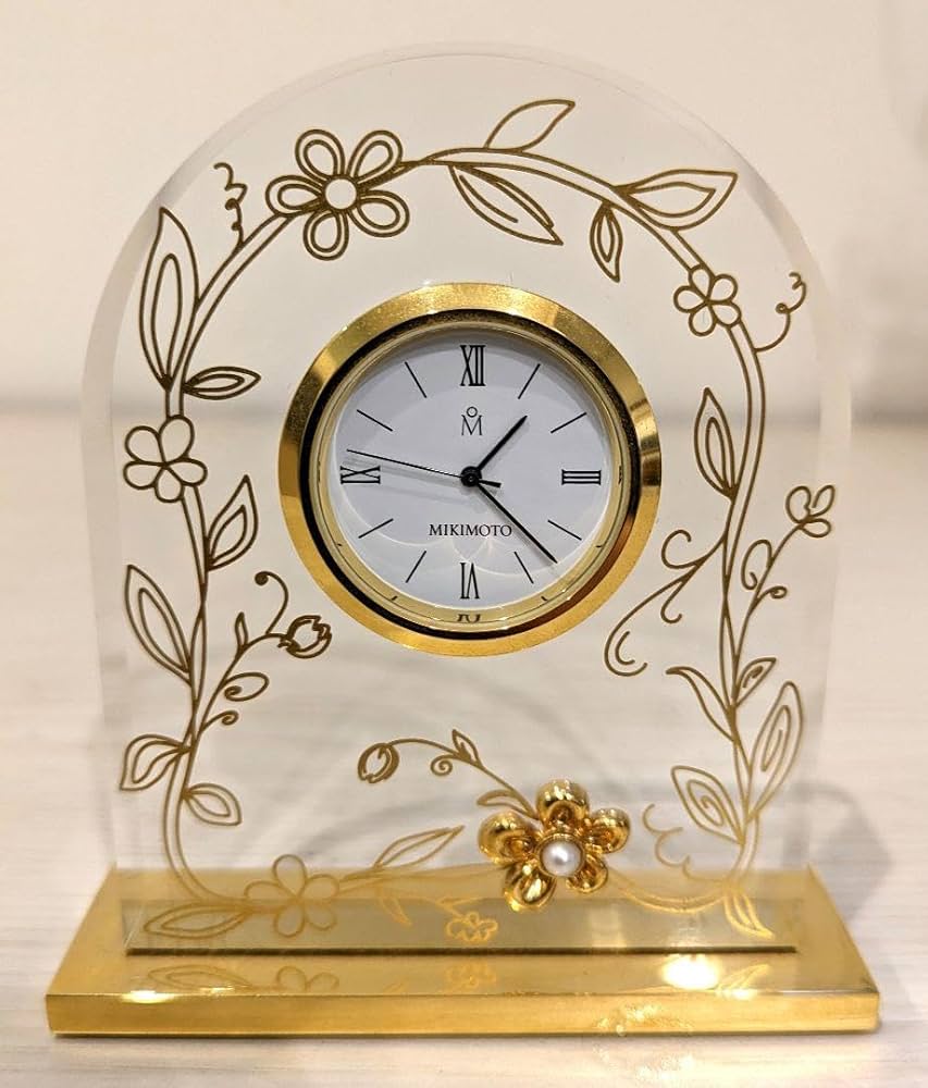 ミキモト クロック 置き時計＆フォトフレーム 写真立て ② 新品