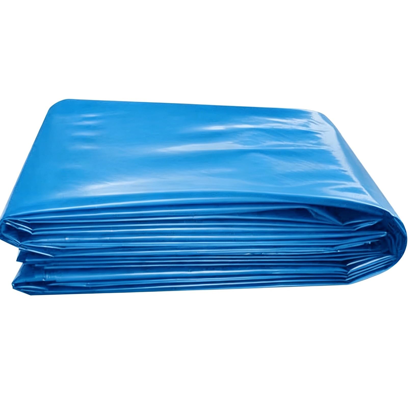 Hamankim HDPE Large Pond Underlayment, 2x2m 3x4m 6x6m 8x10m Blue Pond Liner Fish Ponds Preformed Pool Liners, Impermeable Membrane for Gardens Pools Aquaculture(10x15m(32.8x49.2ft))