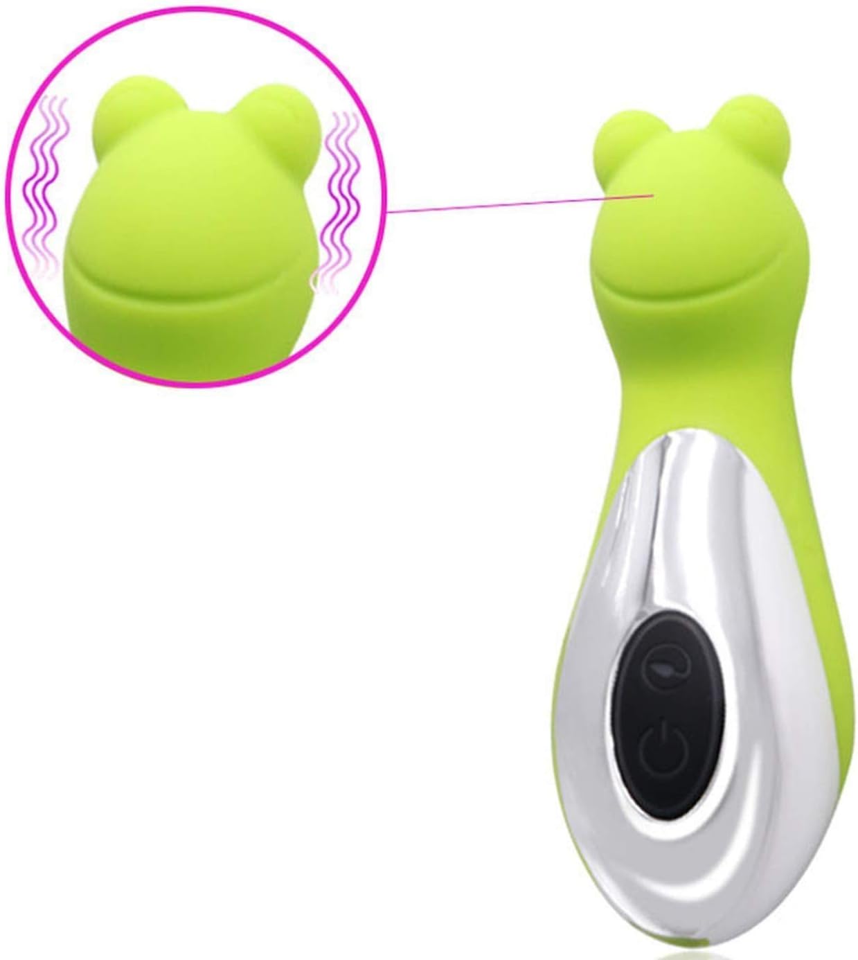 Vibrador de silicona impermeable para juguetes divertidos ...