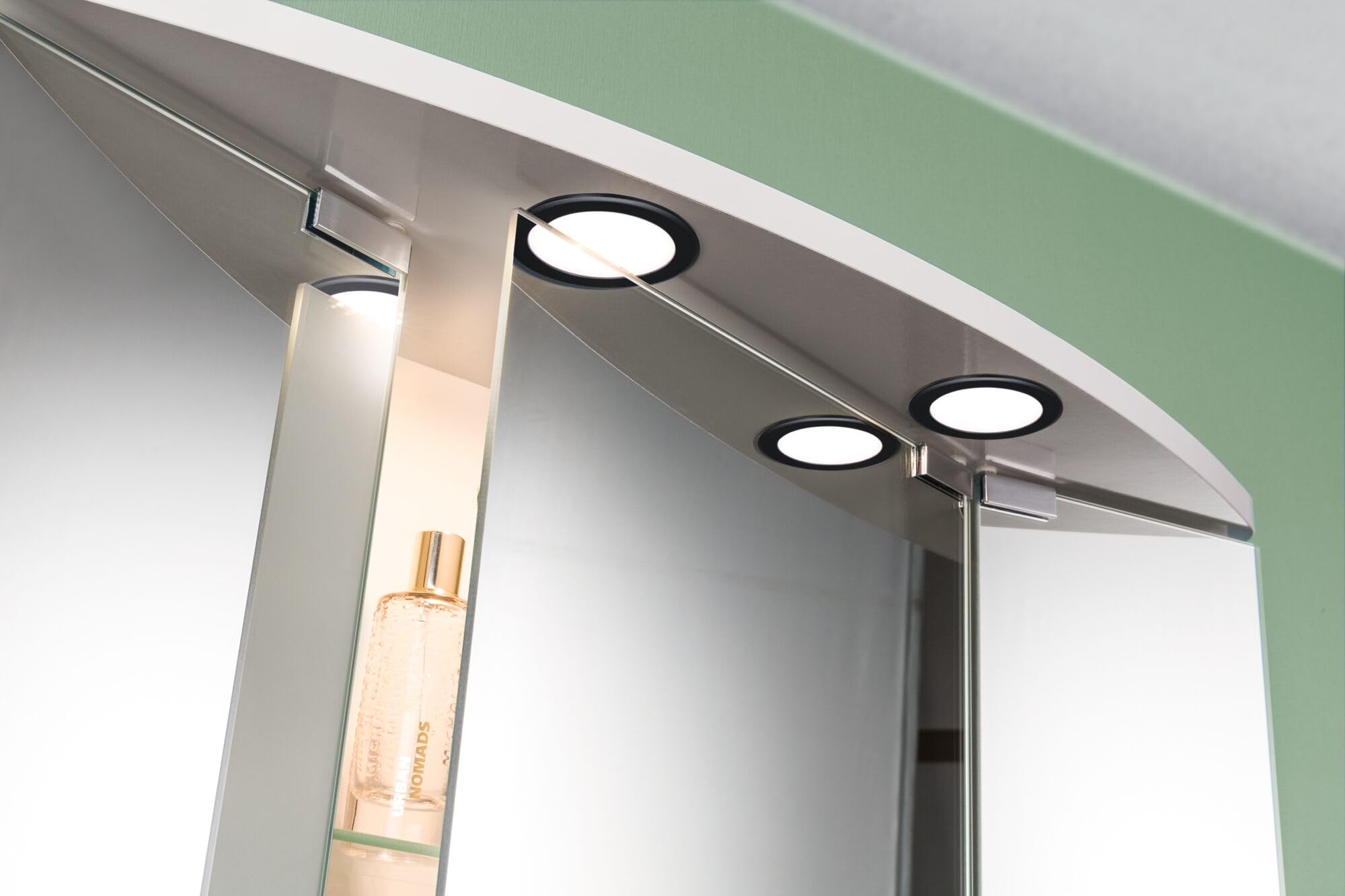 Paulmann Encastrés meubles LED kit 3 65 mm 3x2,5W 3x180lm 230/12V 3000 K Noir mat