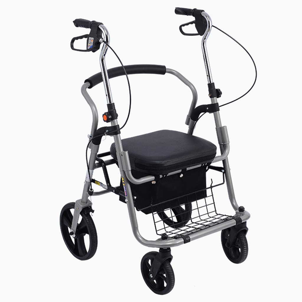 Buy Walking Frame,Rollator Lightweight Folding Walker Frame with brakes