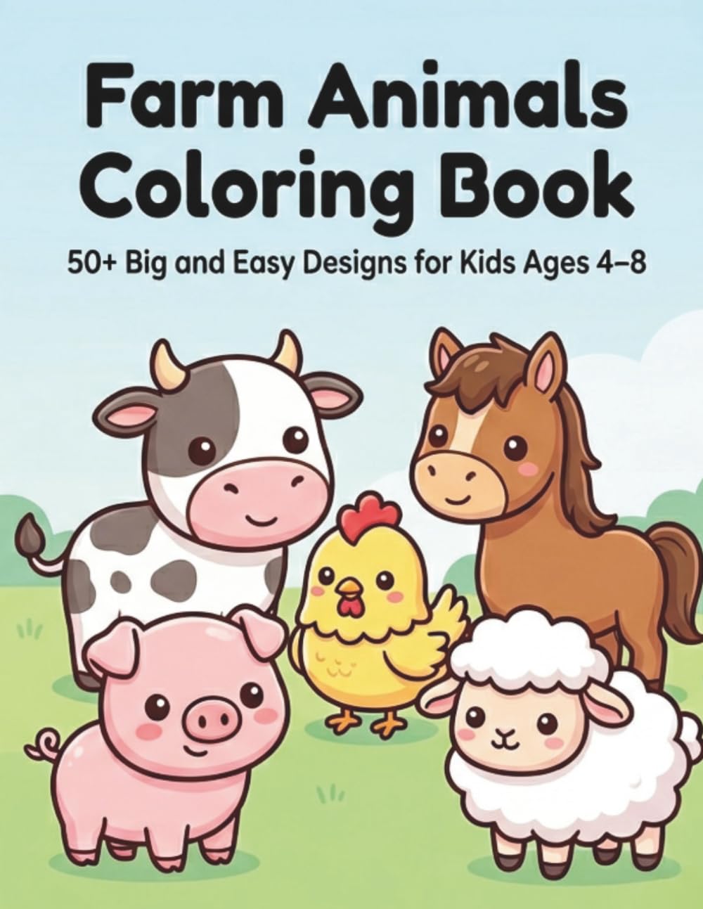 Farm Animals Coloring Book (The Little Explorers Coloring Series)