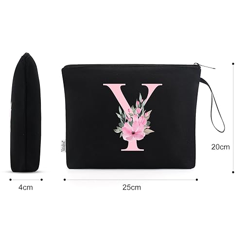 Vista 582 de Vavabox A-Z - Bolsa de maquillaje personalizada, regalos de cumpleaños para mujeres y madres, regalos para mejores amigas, bolsa de cosméticos