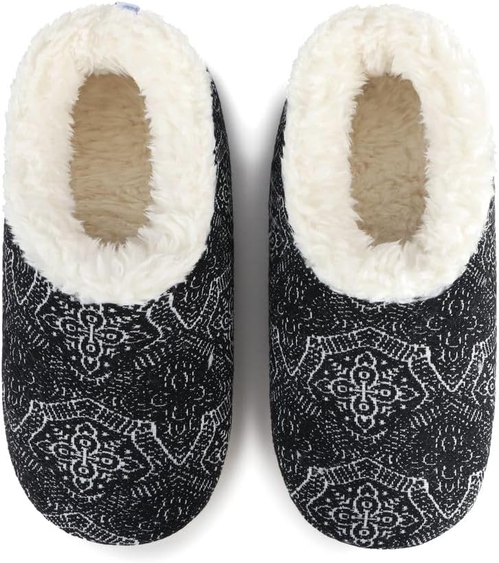 Snoozies Botanical Leaves House Slippers for Women
