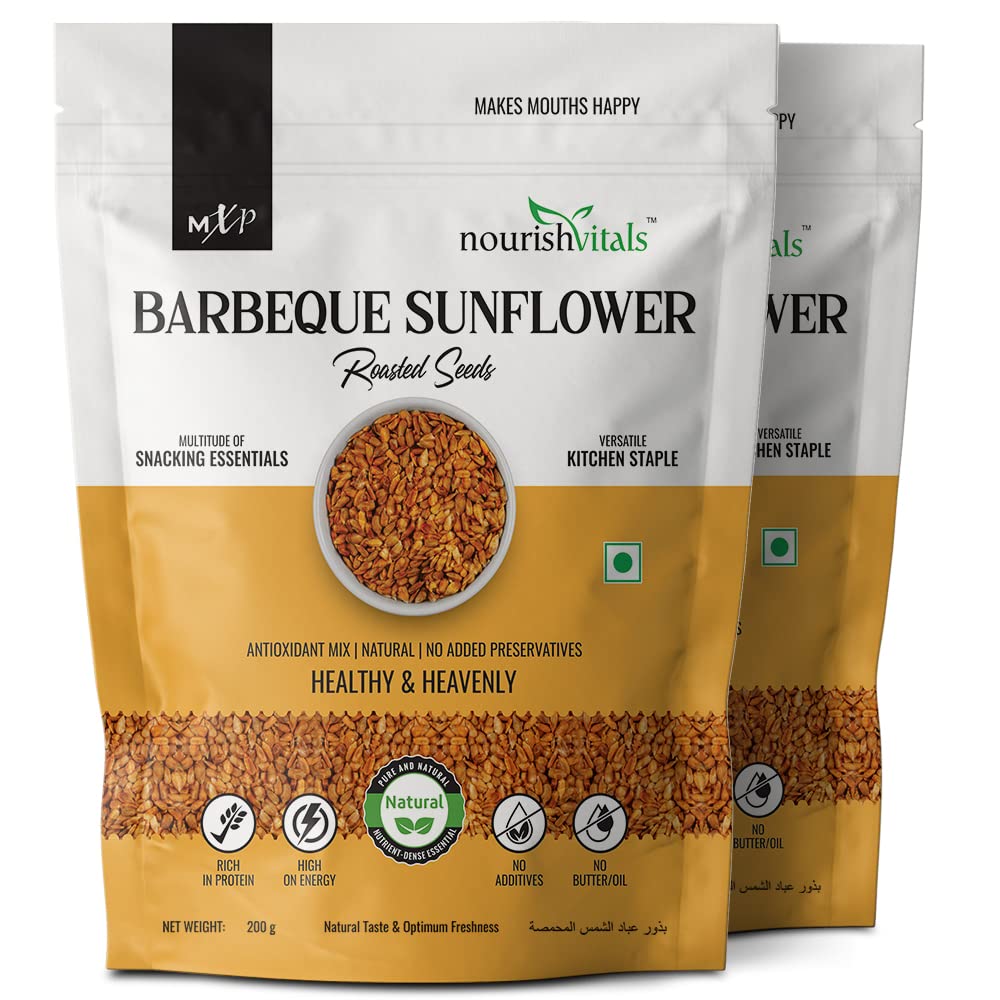 See full amazon price history chart for NourishVitals Barbeque Sunflower Roasted Seed, Antioxidant Mix Natural No Added Preservatives, Healthy & Heavenly, 200g x Pack of 2 NourishVitals Barbeque Sunflower Roasted Seed, Antioxidant Mix Natural No Added Preservatives, Healthy & Heavenly, 200g x Pack of 2 (B0D76SM183) Amazon Price History, Amazon Price Tracker