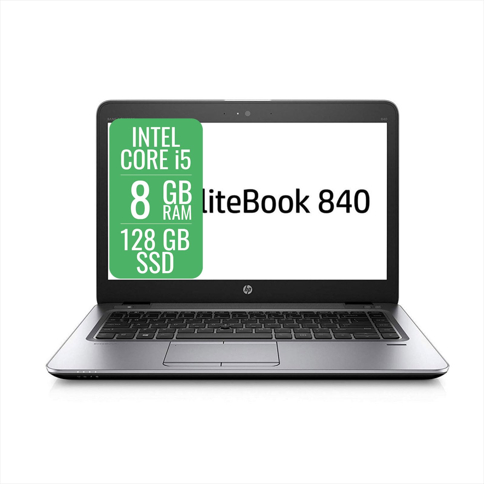 HP EliteBook PC portátil Notebook Intel i5 6th, RAM 8 GB, SSD 128 GB, pantalla de 14 pulgadas, WiFi, BT, Cam, Windows 11 Pro + Libre Office (reacondicionado)