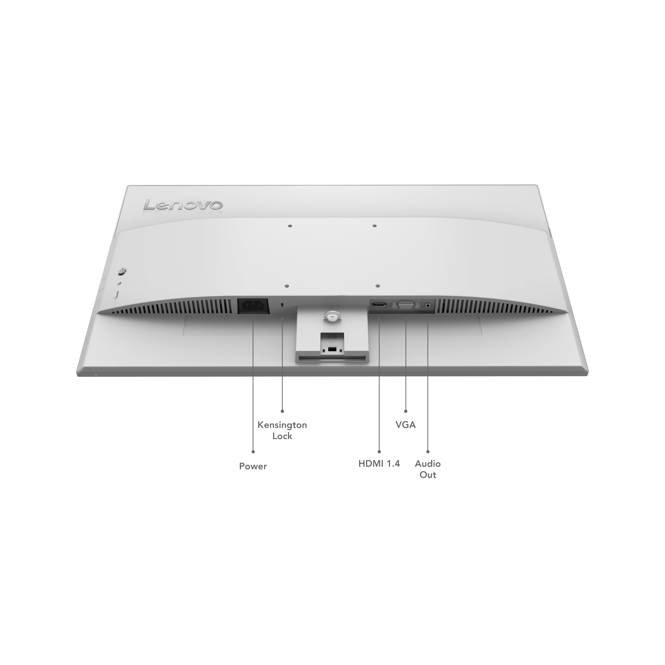 Lenovo L24-4C - Monitor FHD 23.8" (IPS, Tasa de Refresco 144Hz, Tiempo de Respuesta 1ms, AMD FreeSync, HDMI 1.4, VGA, 2 Altavoces Integrados de 3W, VESA 100 x 100 mm, Soporte Inclinable) Gris Nube