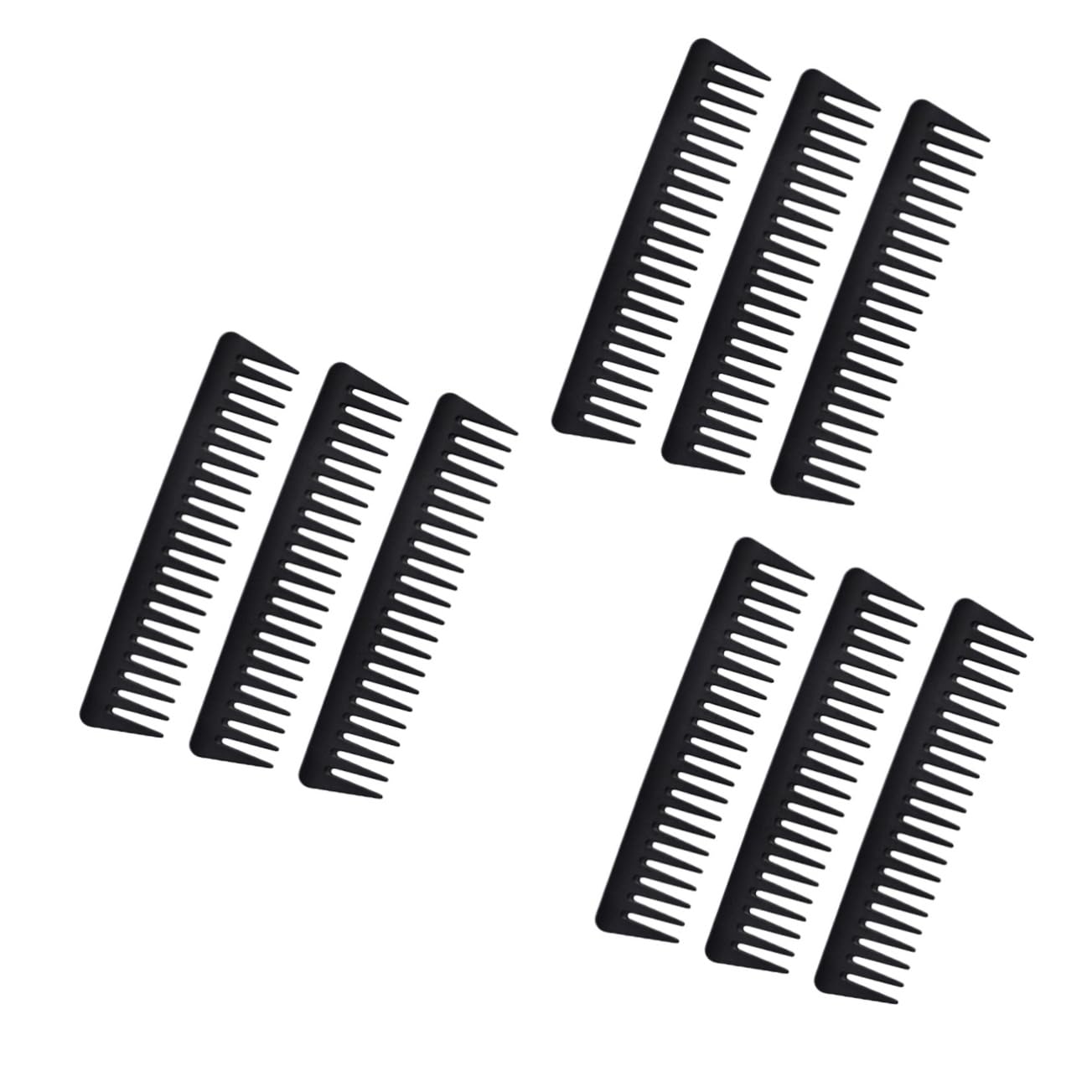 POPETPOP 9piezas Peine De Peluquería Vintage Peine De Anchas Para Hombres Para Estilizar Cabello Húmedo o Seco Para Salones y Uso Profesional