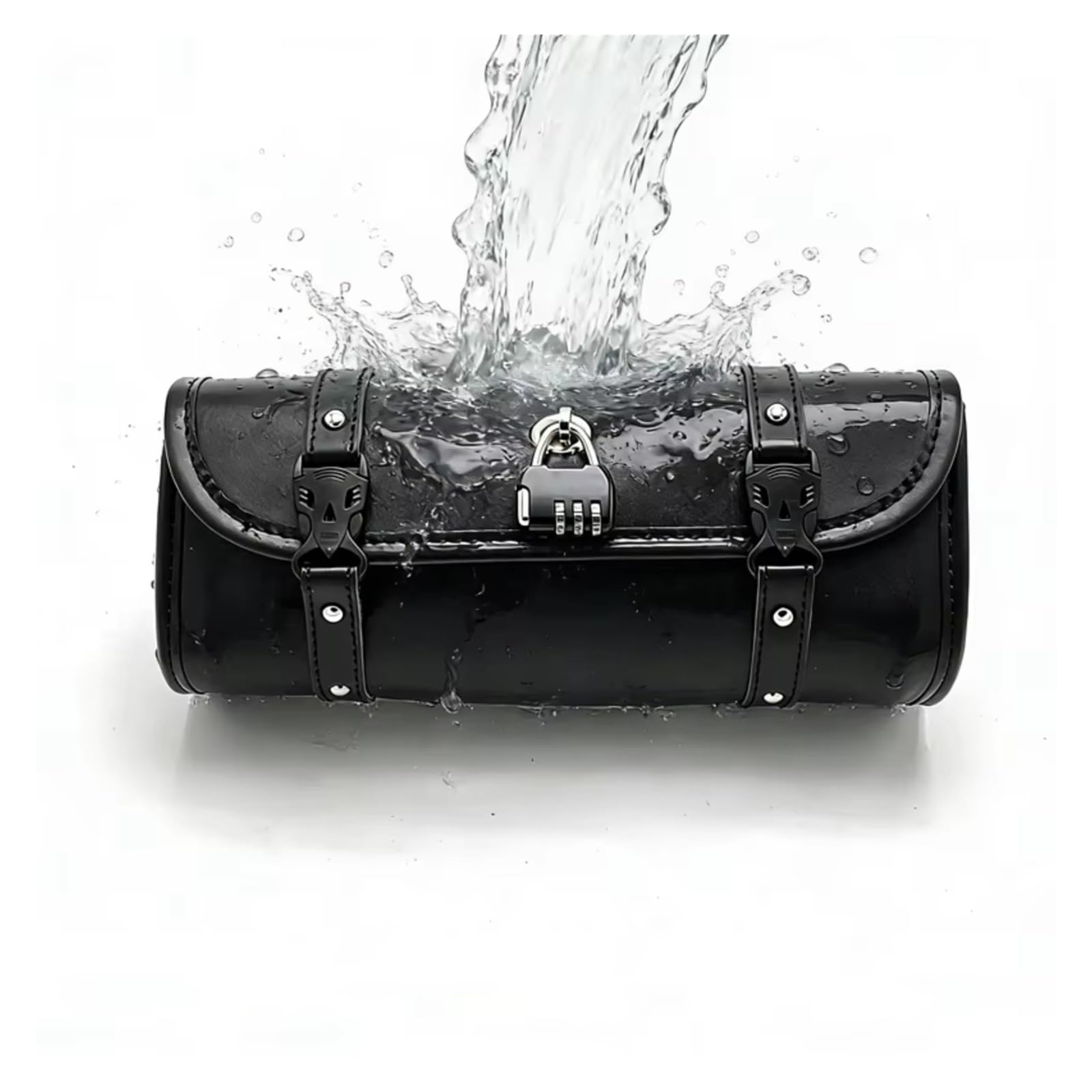 Borsa Laterale Universale Moto Le Ather Con Serratura 1 Pezzo Portaoggetti Sella Impermeabile Borse Attrezzi Accessori Ricambio Sacche Moto