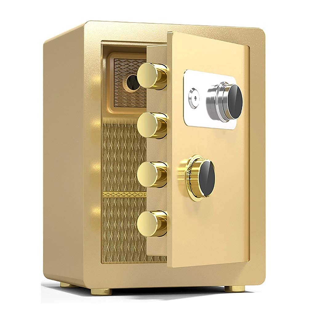 strongbox Cassaforte e ignifugo impermeabile Cassaforte di sicurezza digitale Cassaforte per ufficio in acciaio ignifugo impermeabile e antifurto, armadietto per contanti finanziari per hotel