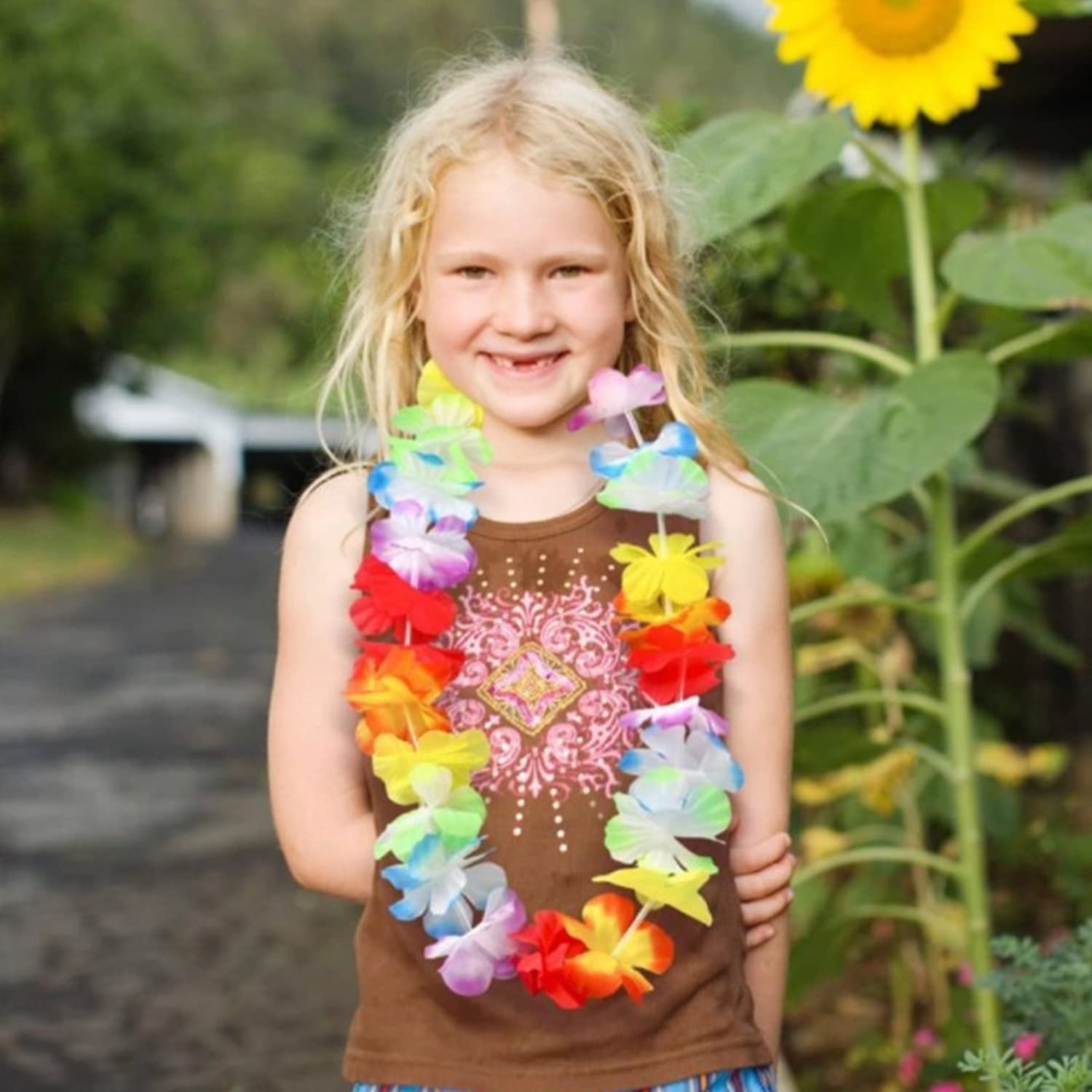 Kit Hawaiano Completo Para Fiesta Tropical: Collares, Pulseras, Gafas De Piña, Diadema Y Pendientes – Ideal Para Luau, Carnaval Y Disfraces De Verano