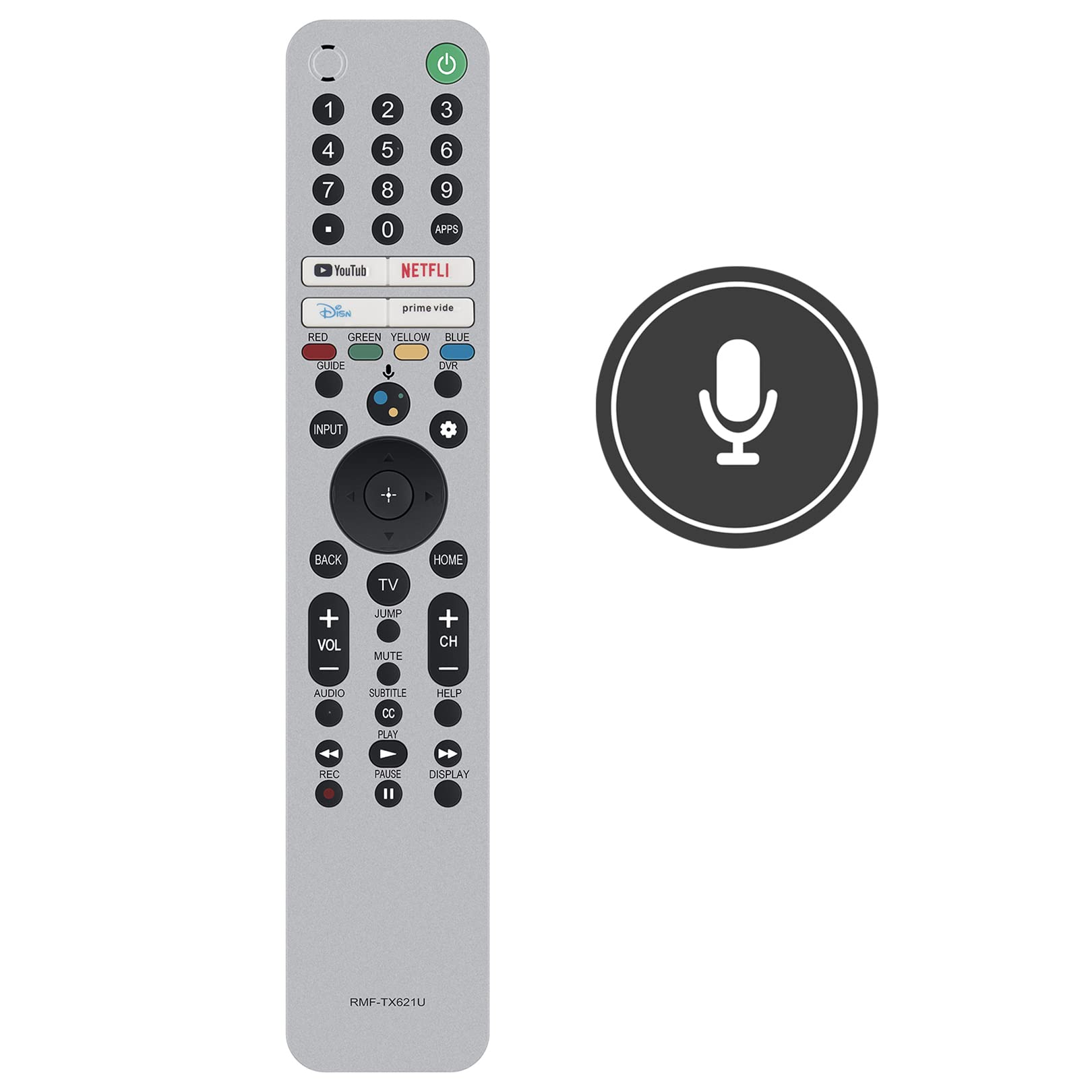 SONY 純正テレビリモコン BRAVIA RMF-TX621U 北米モデル Amazon.com: RMF-TX621U Replace Voice Search Remote Control fit for