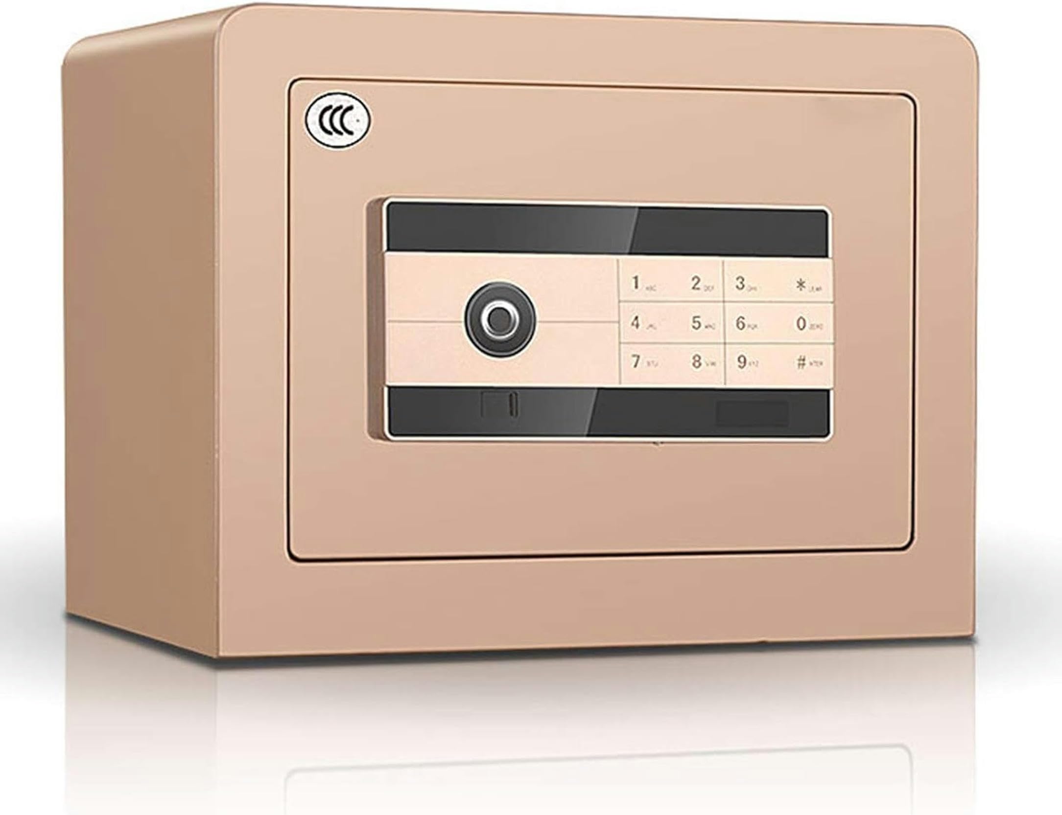 Electronic Safe with Fingerprint Lock Biometric Entry Digital Safes Steel Construction Security Safe Box for Home Office Hotel