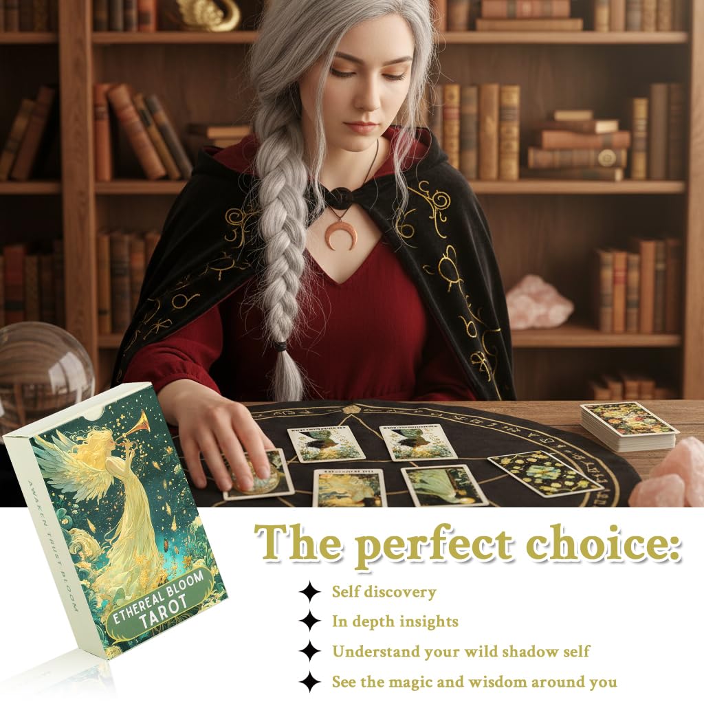 Zibuyu® Fantasy World Tarot Cards, 78-Card Tarot Card Deck — Amazon image 7