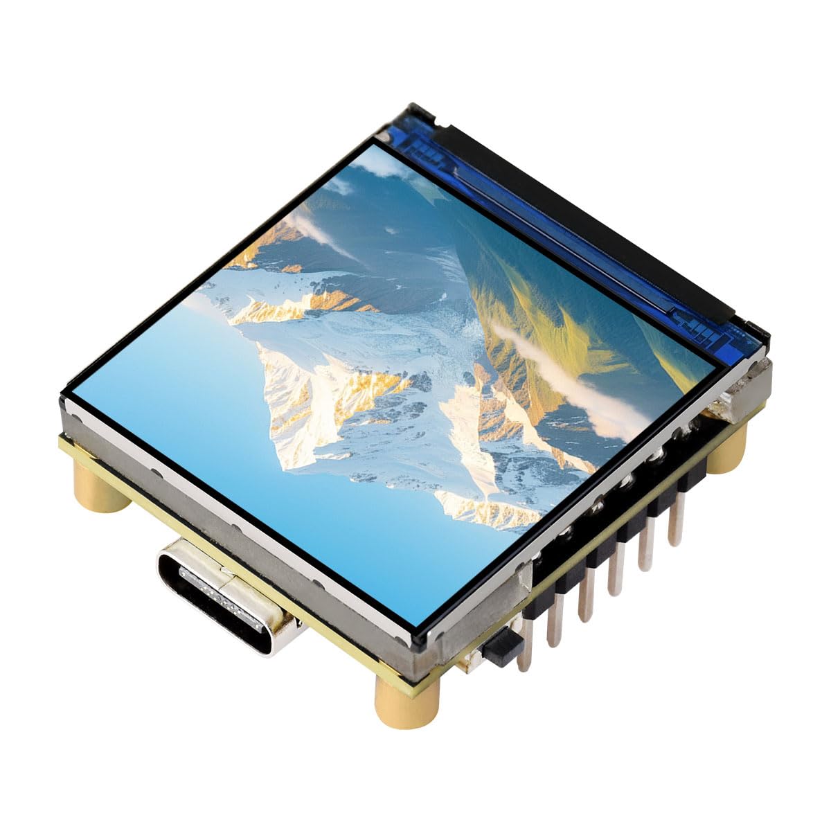 Waveshare ESP32-C6 1.3inch LCD Display Development Board with Header, 240x240 Pixels, 262K Color, Supports Wi-Fi 6 And BLE 5